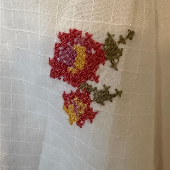 Sezane Donna Floral Embroidered Top Size L - Picture 4 of 6